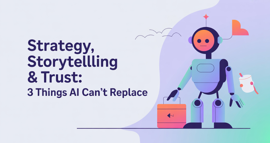 Strategy, Storytelling & Trust: 3 Things AI Can’t Replace
